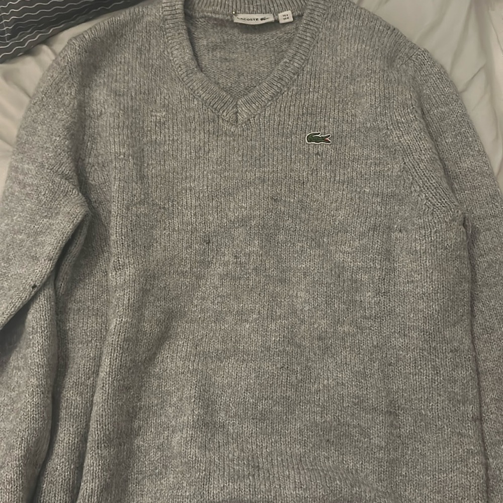 Lacoste grey sweater